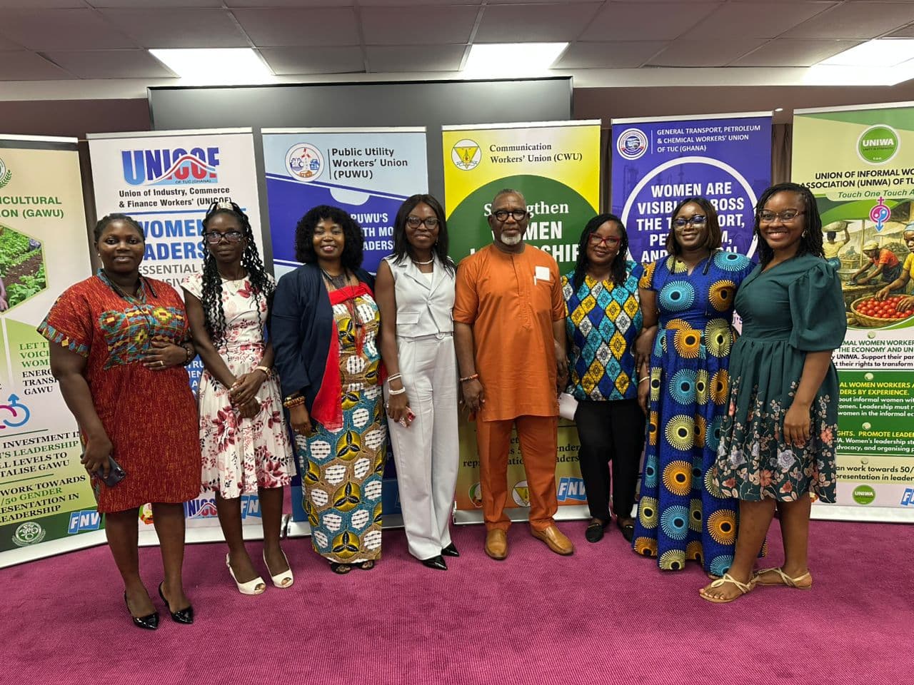 CWU Ghana members and women leaders